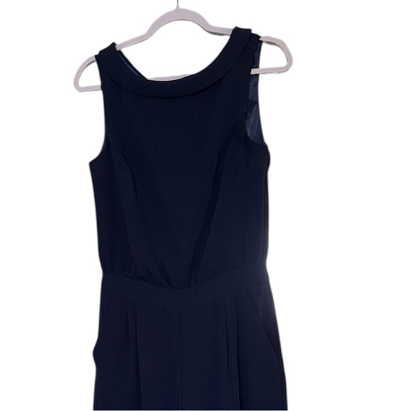 Boden Clarissa Wide Leg Jumpsuit in Navy Blue - Picture 7 of 8